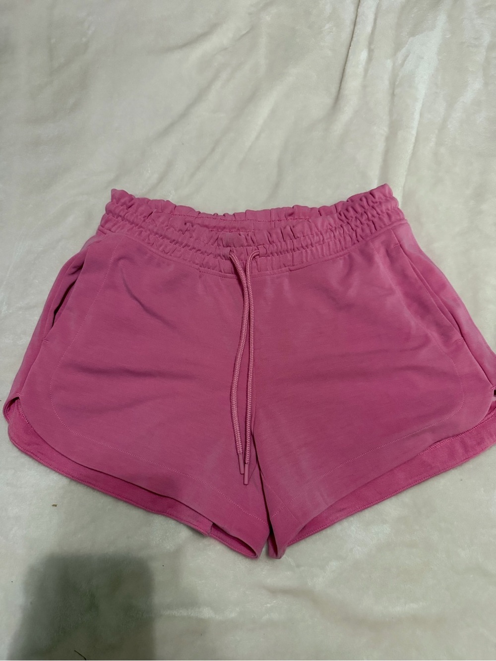 Athleta Rose Pink Athletic Drawstring Shorts